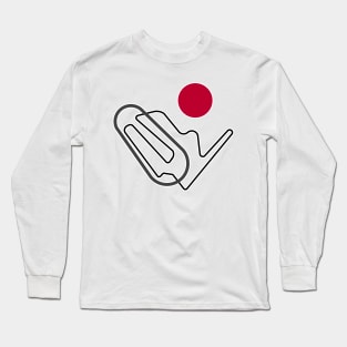 Twin Ring Motegi [flag] Long Sleeve T-Shirt